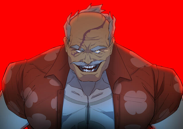 Conquest with a neat Hawaii shirt