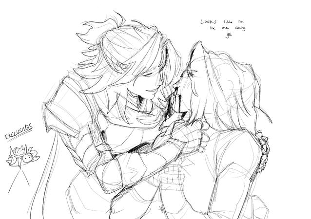 A valorant fanfic art I did for my writer friend. Love these two!!! A valorant fanfic art I did for my writer friend. Love these two!!!