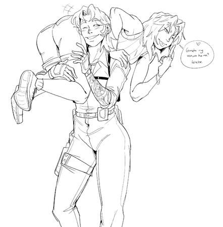 Fun love with two of my favorite OCs