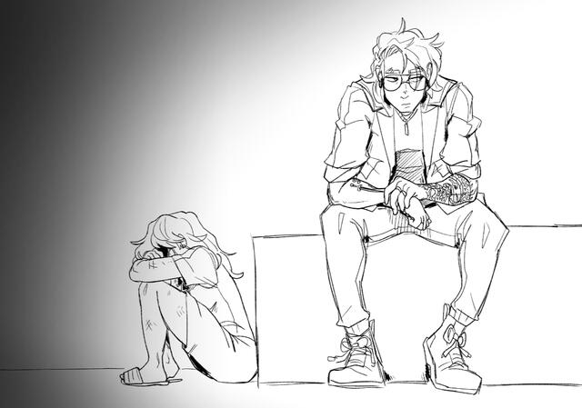 The pain of the past The pain of the past