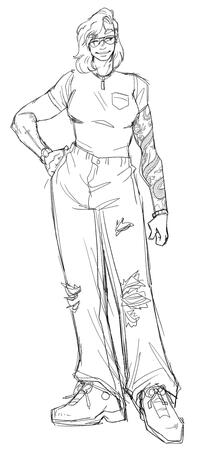 Chill self-portrait Chill self-portrait