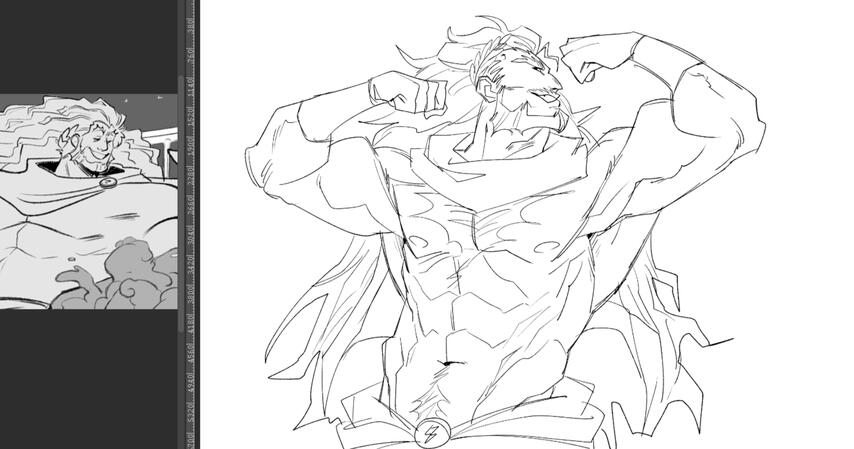 My take on Zeus from a musical my friends like