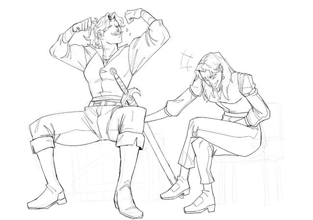 Lady knight x princess story im working on!